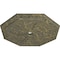 Ekena Millwork Spring Octagonal Medallion (Canopies up to 3"), 29 1/8"OD x 2 1/4"ID x 1 1/8"P, Witch Hazel Crackle CM30SPWHC - alternate 2